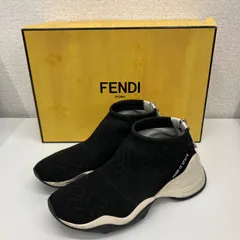 FENDI フェンディ ジップアップスニーカー インソール約22cm　8E6989　送料無料♪のサムネイル