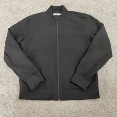 Calvin Klein　カルバンクライン カルヴァンクライン　ボンバージャケット フライトジャケット　ジャンパー  【サイズ】  M  ブルゾン　ブラック　メンズ　中古　古着のサムネイル