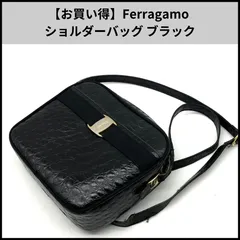 TB498【お買い得】Ferragamo ショルダーバッグ ブラックのサムネイル