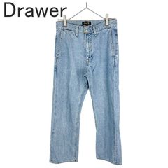 Drawer（ドゥロワー）オリジナルコットンインディゴ5Pデニムパンツ 40