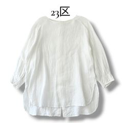 美品✨️23区 【洗える】シャルマンエンブロイダリー ブラウス 