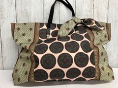 美品】TOGA TOO Print tote bag KHAKI 2way - メルカリ