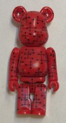 MEDICOMTOY BE@RBRICK09 (S)PATTERN裏 Eames　赤 SERIES9