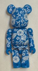 MEDICOMTOY BE@RBRICK PATTERN ハイビスカス(青) 100% シリーズ4