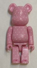 MEDICOMTOY BE@RBRICK PATTERN ピンク×白水玉 100％ シリーズ13