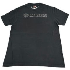 HARLEY DAVIDSON ハーレーダビッドソン 半袖Ｔシャツ モーターサイクル ブラック(メンズ L)中古 古着 Y0735