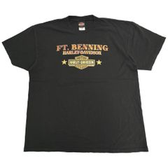 HARLEY DAVIDSON ハーレーダビッドソン 半袖Ｔシャツ モーターサイクル ブラック(メンズ XL)中古 古着 Y0759