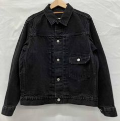 80s☆USA製リーバイス70507後染め☆濃黒ブラックデニムジャケットG