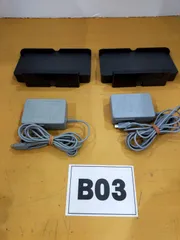 B03 Nintendo ニンテンドー3DS用 充電台2つと電源アダプター2つの4個セット