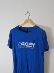 00s オークリー Tシャツ XXL 墨黒 幾何学グリッチプリント Y2K - メルカリ