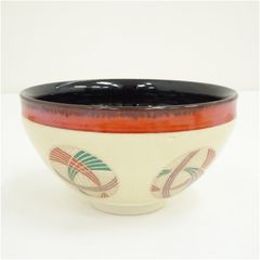 美濃焼 加藤昌山 造 黒仁清口七宝天目形 抹茶椀 - メルカリ
