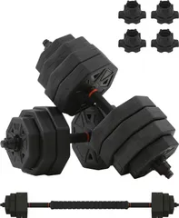 ダンベル 可変式 20kg 2個セット バーベルセット 筋トレ GronG（グロング）のサムネイル