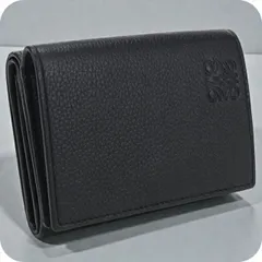 ロエベ LOEWE 財布 メンズ  アナグラム トライフォールドウォレット