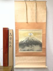 美品 掛け軸 小野守鳳作 金地 富士図 大幅 共箱 美術年鑑掲載 美品 掛け軸 小野守鳳作 金地 富士図 大幅 共箱 美術年鑑掲載 - メルカリ