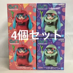 未開封 初音ミク ガンダム45周年 シャアザクぐるみ ザクぐるみ フィギュア 4個セット SF5495 c107