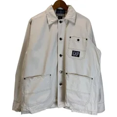 【中古】　GAP　OLD GAP　カバーオール　ワークジャケット　無地　フロントポケット　韓国製　古着　/3001のサムネイル