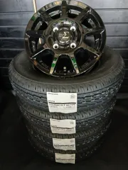 【2026年製】ブリヂストン K370 145/80R12 80/78+TIRADO Σ　シグマ ● ハイゼット●アトレー●ピクシス トラック・バン●サンバー　ラジアルタイヤ+アルミホイール 4本SET　 (145R12 6PR相当)のサムネイル