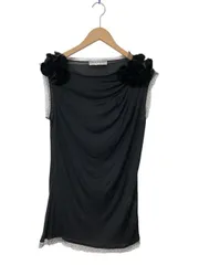 VALENTINO/ヴァレンティノ/花モチーフ/ノースリーブ/ブラック/サイズ10/レース/レディース/RS1259のサムネイル