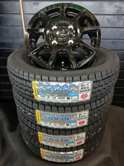 【2025年製】ダンロップ WINTER MAXX SV01 145R12 6PR+TIRADO Σ　シグマ  ●ハイゼット●アトレー●ピクシス トラック・バン●サンバー　スタッドレスタイヤ+アルミ  (145/80R12 80/78 相当)のサムネイル