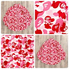 A Bathing Ape 赤カモフラ ポロシャツ S 迷彩 ファイヤーカモ A BATHING APE BAPE ファイヤーカモ ポロシャツ サイズL - メルカリ