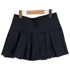 ヴィヴィアンウエストウッド カシミヤ ウール スカート 黒 プリーツ