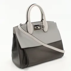 FERRAGAMO フェラガモ 2WAY ガンチーニ 21 H159 ハンドバッグ カーフ【中古】 レディースのサムネイル