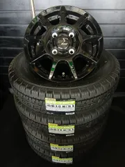 【2026年製】ダンロップ エナセーブ VAN01 145/80R12 80/78+TIRADO Σ　シグマ ●ハイゼット●アトレー●ピクシス トラック・バン●サンバー　ラジアルタイヤ+アルミホイール 4本SET　(145R12 6PR相当)のサムネイル