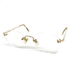 RALPH LAUREN ラルフローレン メガネフレーム  ツーポイント/メタル    ゴールドカラー ユニセックス / 240001202552 RALPH LAUREN ラルフローレン メガネフレーム ツーポイント/メタル