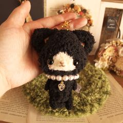 ごんちゃん様　miniあみぐるみ あみぐるみ ちょこんとお座りコロンとお顔ぷっくりなミニピンコロ