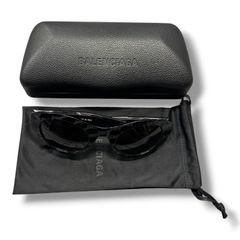 美品】BALENCIAGA バレンシアガ BB0139S サングラス メタル - メルカリ