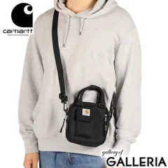 【日本正規品】 カーハート ショルダーバッグ メンズ レディース 斜めがけバッグ 小さめ ブランド ハンドバッグ Carhartt WIP 軽い スクエア ESSENTIAL HANDBAG I034925 Blackのサムネイル