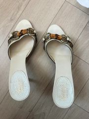 付属品完備・極美品】GUCCI ウェブストライプ ラバー サンダル 黒 10