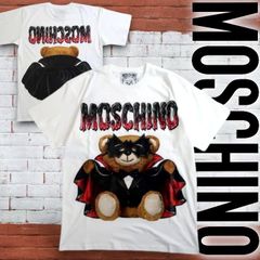 本日限定セール】新品タグ付☆モスキーノ☆ドット絵テディベア Tシャツ