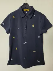 (90) ルイカステル レディースゴルフ 半袖 Kara Tシャツ ネイビーのサムネイル