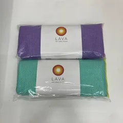 【新品　未使用】LAVA　ラバ　２枚セット　ラベンダー　ミントグリーン　RAG　ヨガ　ラグ　送料無料♪
