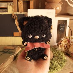 国内作家様 アートドール ぬいぐるみ トリネチュカ うさぎ 黒猫 - メルカリ