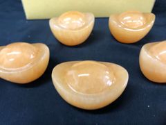 天然石 アヒル 置物 4点セット - メルカリ