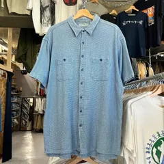 80s L.L.Bean Cotton S/S Shirt エルエルビーン コットンシャツ