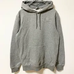 PUMA　プーマ　スウェットパーカー/フーディー　ロゴプリント　ワンポイント　灰色　グレー　Sサイズ　古着【値引き交渉OK！】