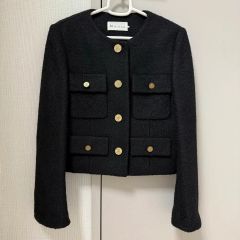Na.e◇THETWEEDJACKET◇ナエ◇ツイードジャケット◇黒 - メルカリ