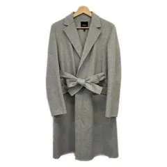 theory(セオリー) コート サイズS レディース美品  グレー Luxe New Divide Belt Coat/チェスターコート/ベルト付き/秋/冬