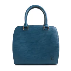 ルイ ヴィトン M52055 ポンヌフ エピレザー トレドブルー ハンドバッグ ゴールド金具 LOUIS VUITTON（未使用　展示品）