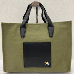 2791 Arnold Palmer アーノルドパーマー トートバッグ ハンドバッグ ショルダーバッグ 斜めがけ 紐調節可能 手提げ キャンバス カーキ<!-利用不可文字-!>ブラック ロゴ刺繍のサムネイル