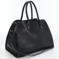 THE ROW ザ ロウ Soft Margaux 12 W1586 L133 ハンドバッグ カーフ【中古】 レディースのサムネイル