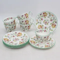 IS110)【6客セット】MINTON ミントン ハドンホール デミタスカップ＆ソーサー