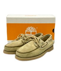 Timberland ベージュ デッキシューズ - メルカリ