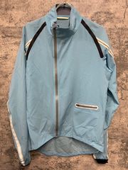 KA863 라파 Rapha WIND JACKET 긴 소매 윈드 브레이커 라이트 블루 M * 척 손잡이 파손