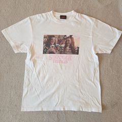 STRANGER THINGS 프린트 T 셔츠 / FREE 화이트 Netflix 반소매 유니섹스