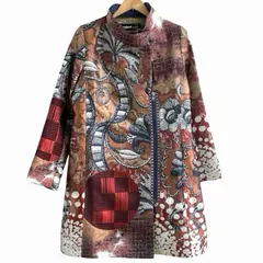 新品  Desigual デシグアル  総柄 コート レディース 40のサムネイル
