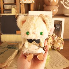テディベア ピーナツバターベア ハンドメイド ぬいぐるみ 作家 - メルカリ